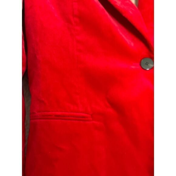 Theory Red Velvet one button Blazer XS - Picture 8 of 10